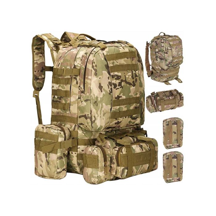 Plecak survivalowy wojskowy moro nerka wzmocniony