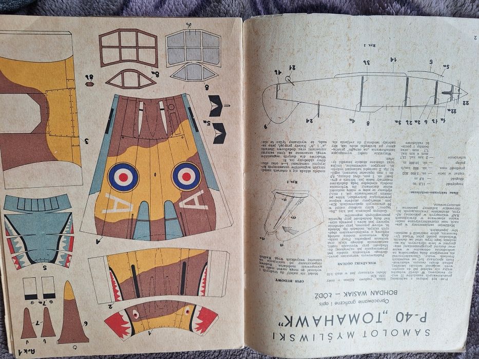 Mały modelarz P-40 Tomahawk