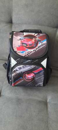 Ранець ортопедичний (шкільний рюкзак) Tiger  Red car