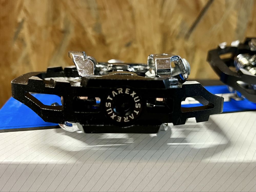 Nowe pedały SPD Exustar PM228 system shimano enduro downhill