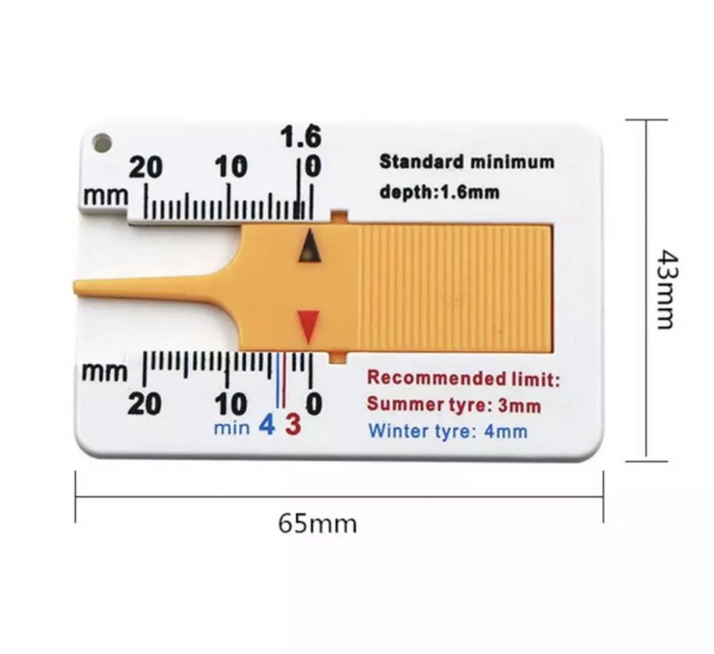 Вимірювання протектора шин