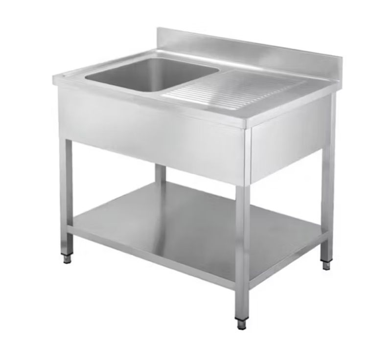 Banca lava loica inox 120x100x85