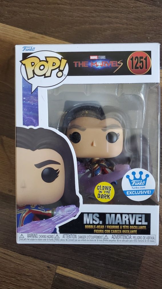 Эксклюзивные фигурки от Funko Pop.  MS. MARVEL