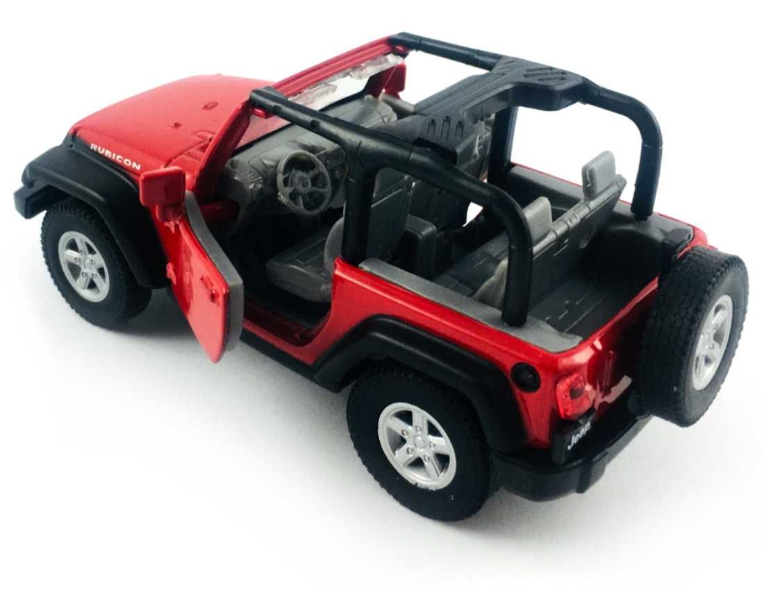 Jeep Wrangler Rubicon model WELLY 1:34 Czerwony