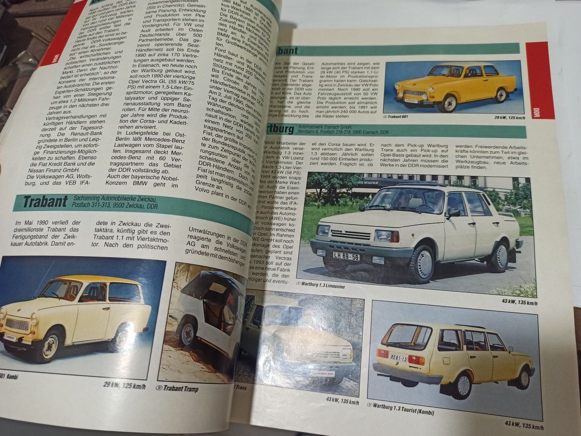 Auto katalog modelljahr 1991