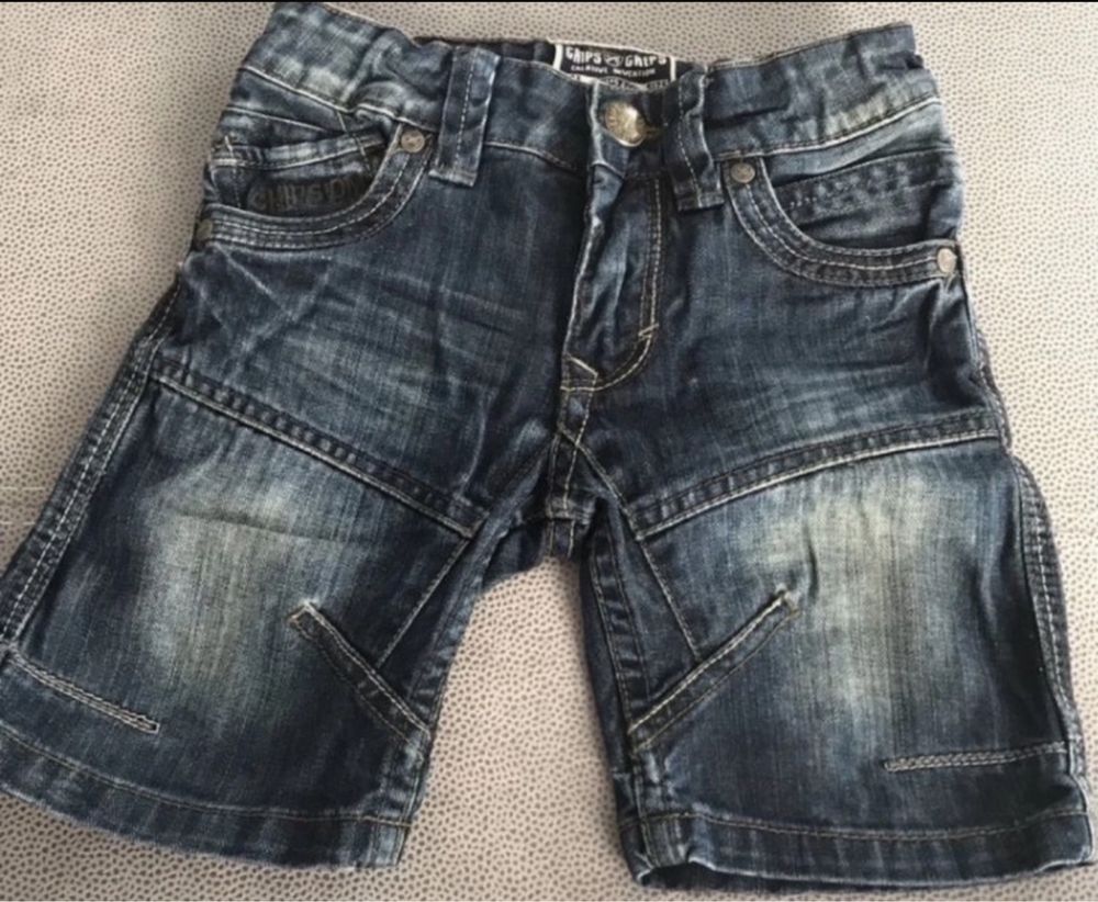 Spodenki chłopięce jeansowe C&A, 92 cm.
