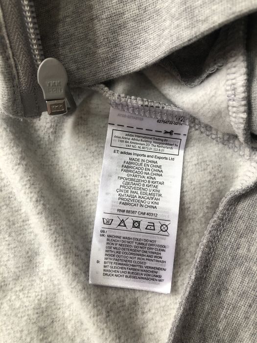 Бомбер ADIDAS (M) Essential кофта зип-бомбер мягусенький флис мужская