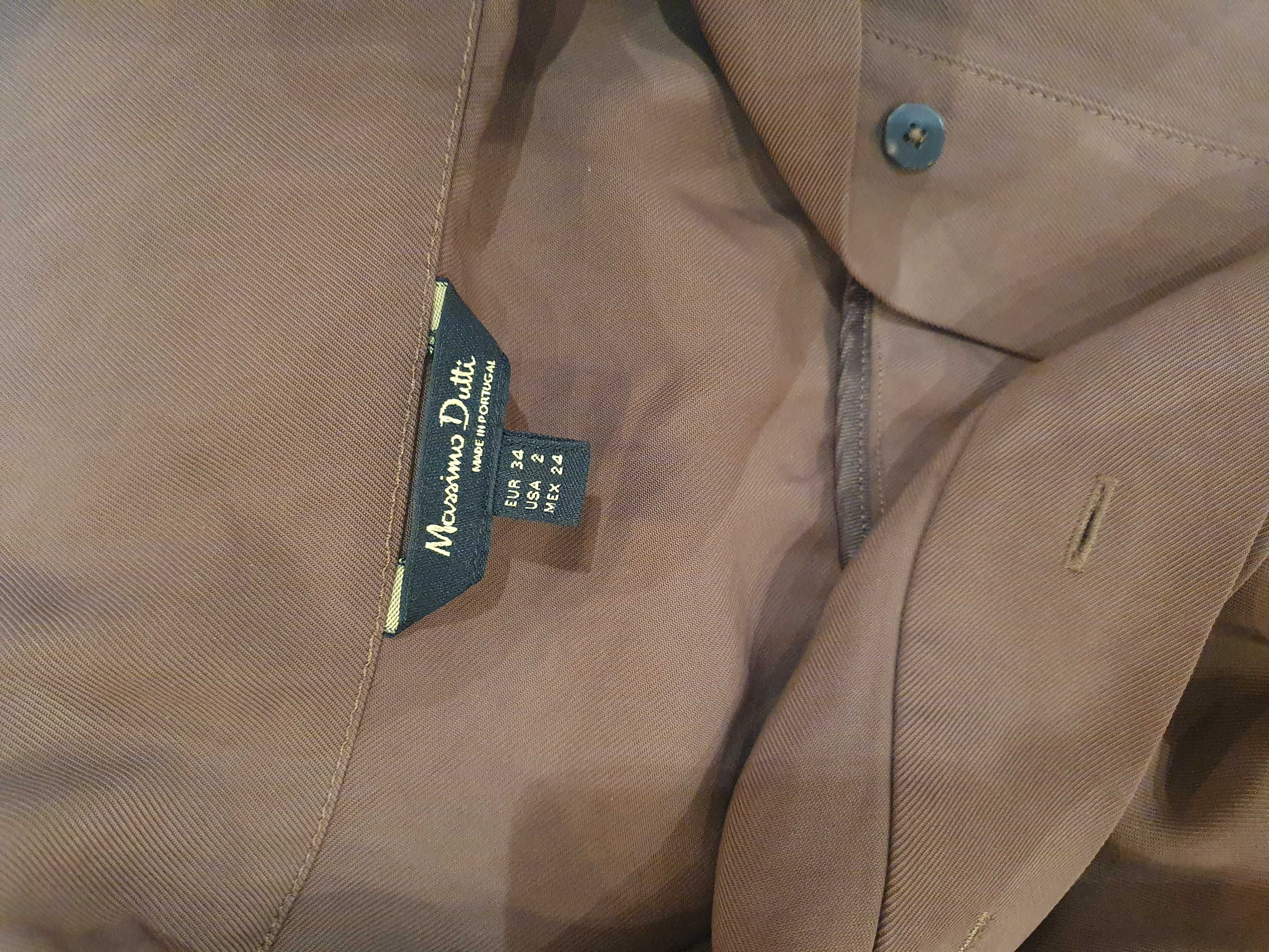 Brązowy kombinezon Massimo Dutti