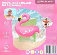 Rękawki do pływania DoctorDolphin 18kg Flamingi