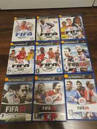 Gra gry ps2 Fifa zestaw 9 części 2001 do 2009 Playstation 2