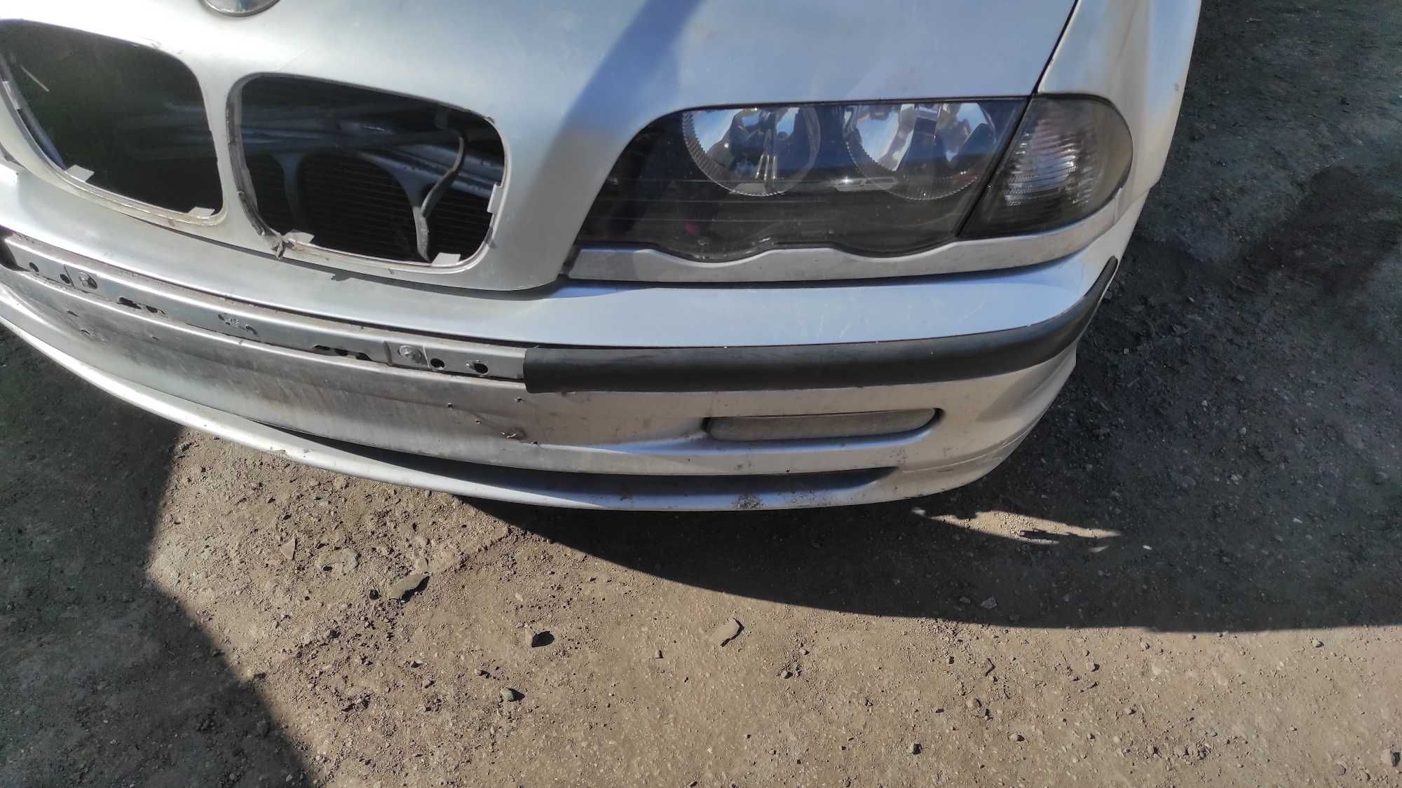 BMW E46 354/7 zderzak przedni srebrny FV części/dostawa