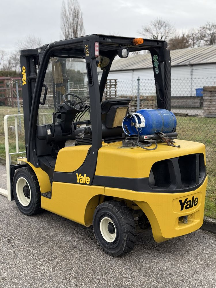 YALE [2012] wózek widlowy 3000kg przesuw LPG KSIAZKA UDT PRZESUW