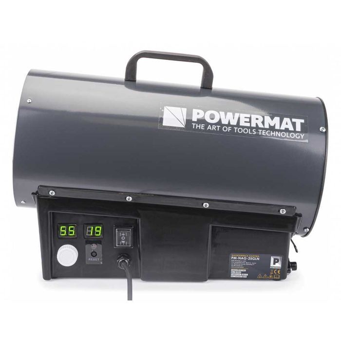 Nagrzewnica gazowa dmuchawa TERMOSTAT 25kW 520m3/h LCD