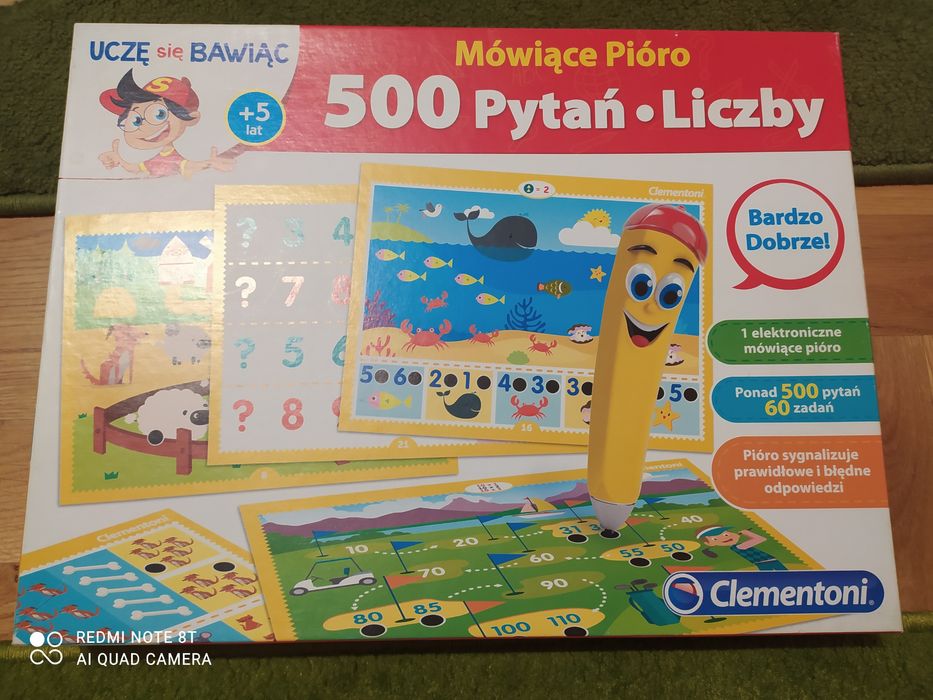 Gra edukacyjna Mówiące pióro - Liczby 500 pytań