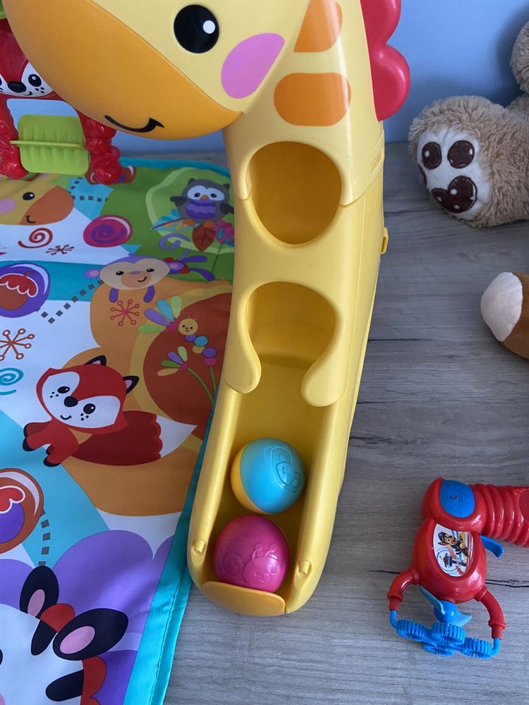 interaktywna mata żyrafa i zebra fisher price niemowlak zabawka