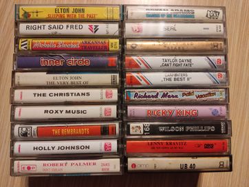 Rock zestaw 20 kaset audio