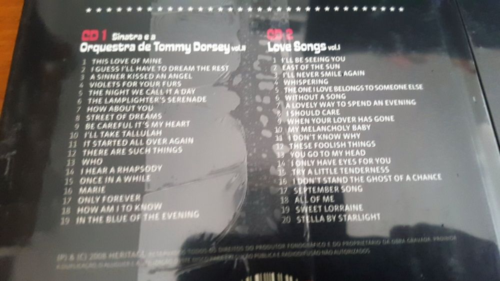 Frank Sinatra 4 colectâneas que retratam a sua a carreira 8 CDs novos