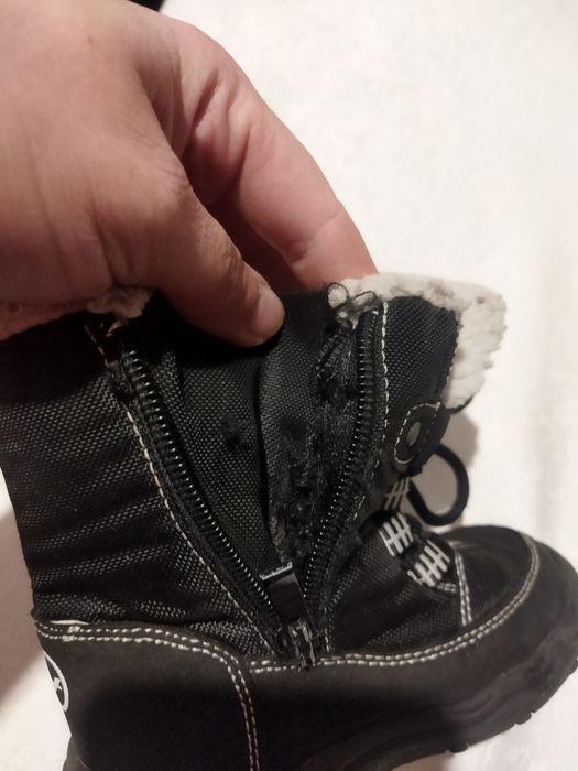 Kozaki 22 ciepłe buty zimowe dla chłopca