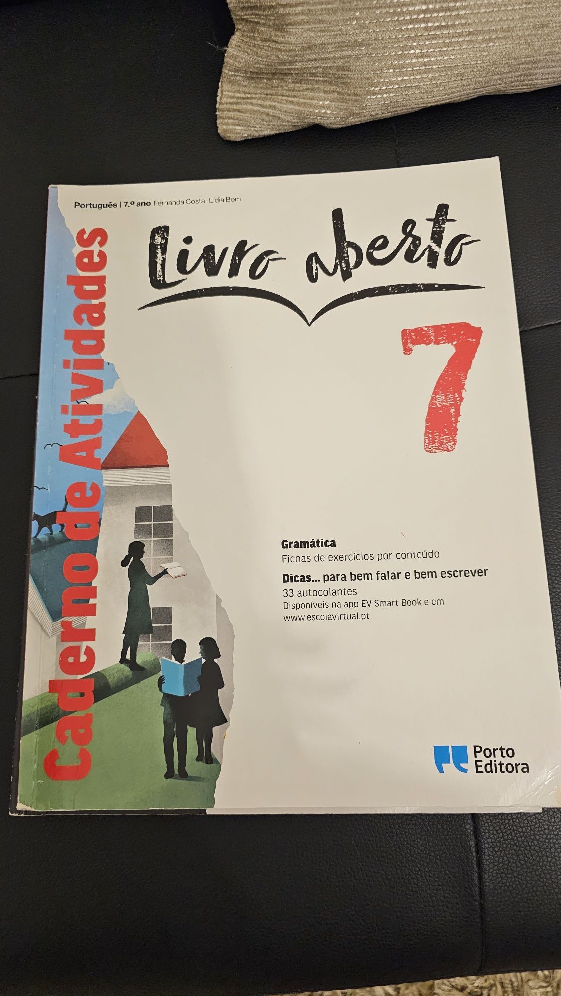 Livros de fichas 7º ano como novos