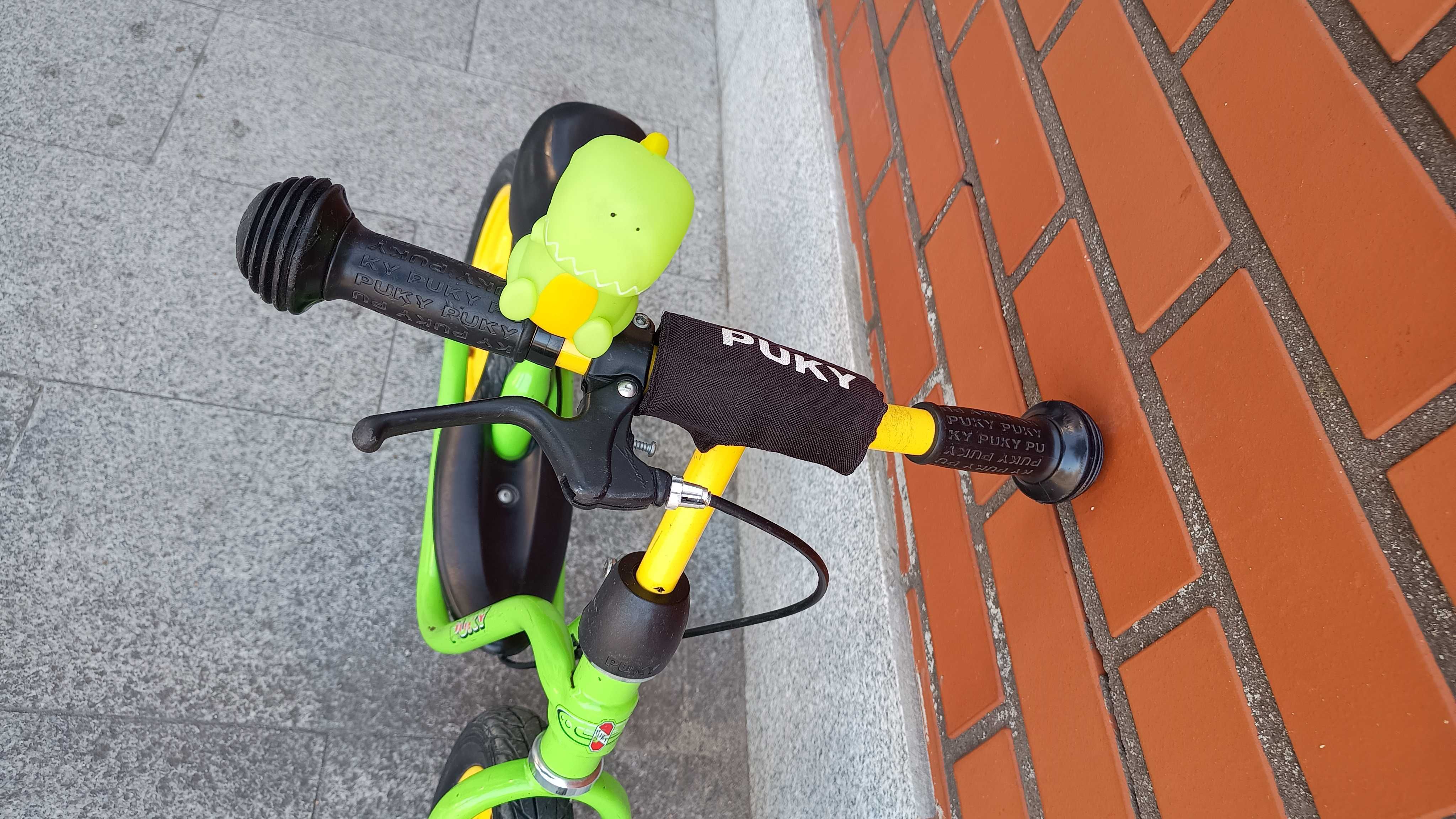 Rowerek biegowy rower PUKY LR 1L zielony z hamulcem i stópką