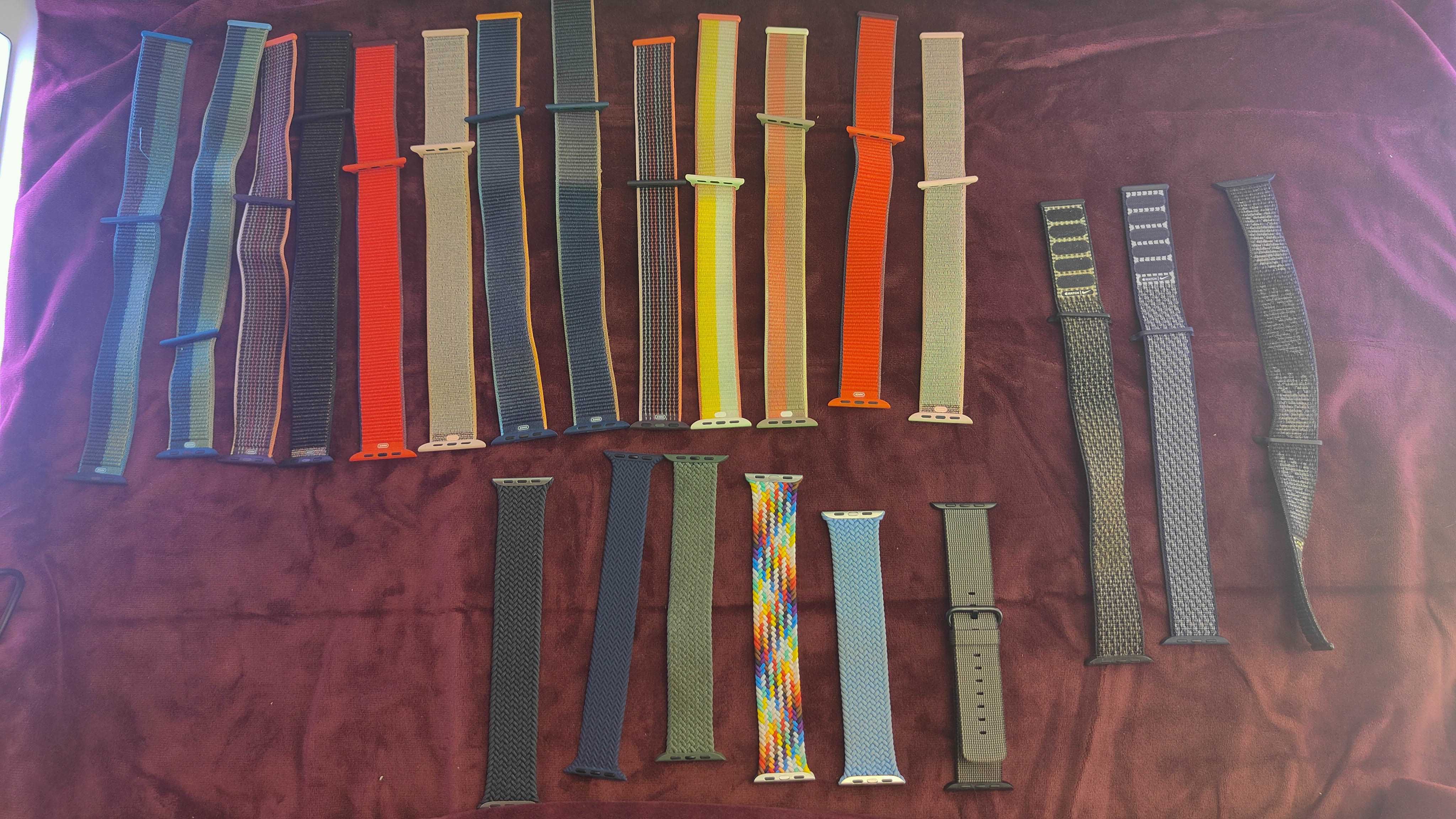 Оригінальні ремінці Apple Watch Band 45 44 42 41 40 мм Nike Red Loop