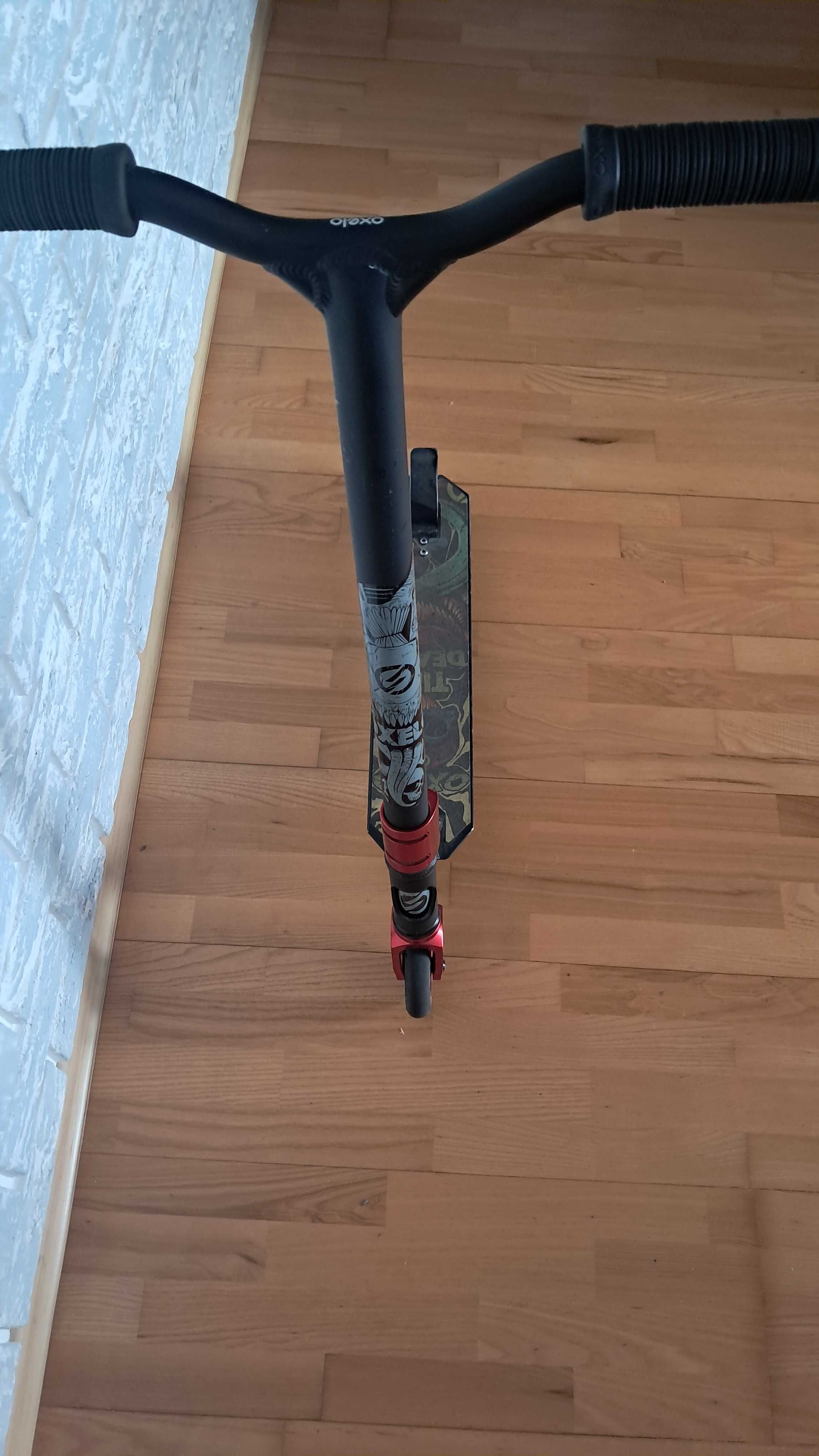 hulajnoga oxelo mf1.8+ czarny czerwony