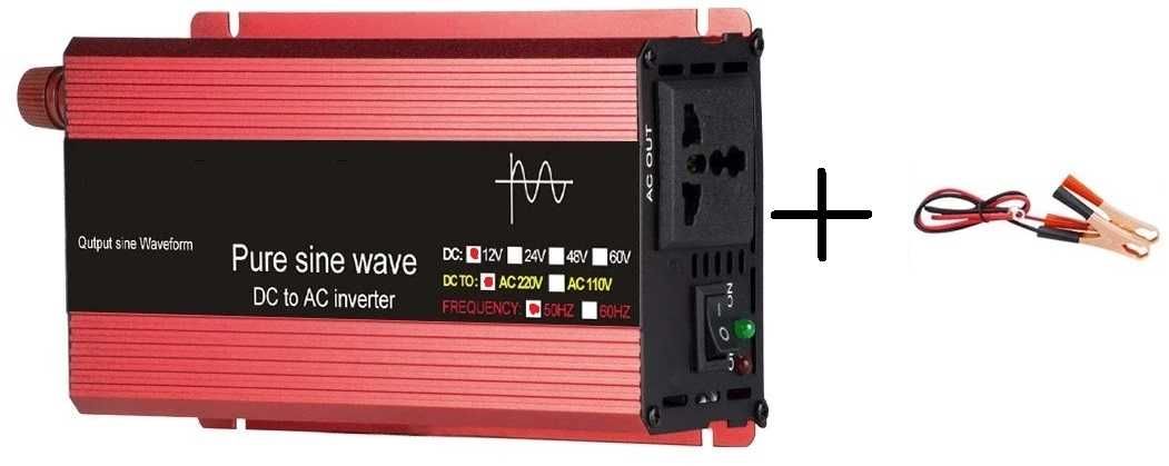 Przetwornica samochodowa 400 wat 12V Czysty sinus