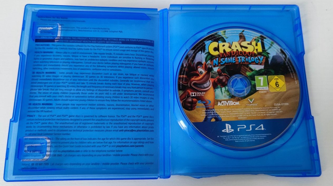Gra Crash Bandicoot N. Sane Trilogy PlayStation 4 (PS4)
70
 zł
