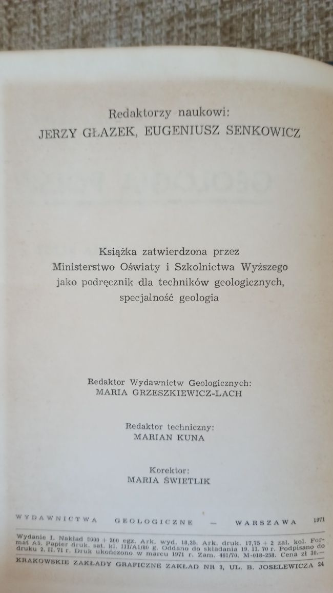 Geologia Polski - Boczar Manterys