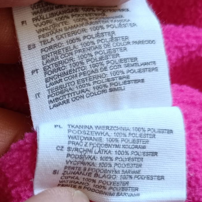 Ciepła i Urocza Kurteczka Zimowa H&M w Kwiaty - Rozmiar 62