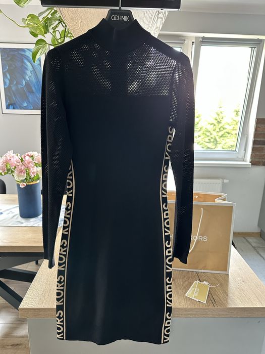 Mała czarna michael kors sukienka S dopasowana