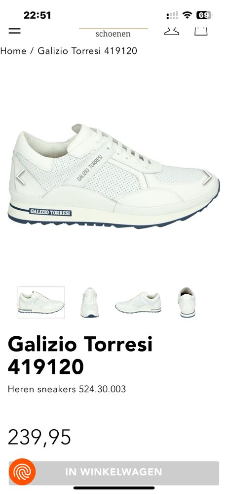 Кросівки 43р.  Galizio Torresi