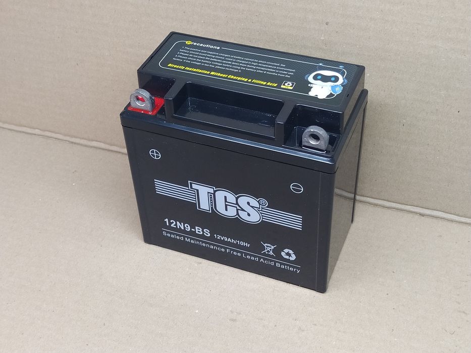 Аккумулятор мото АКБ GEL 12V 9A 135-75-135mm 12N9BS "TCS"