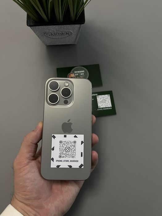 iPhone 15 Pro,256GB,Natural!!!Neverlock!Гарантия!Магазин