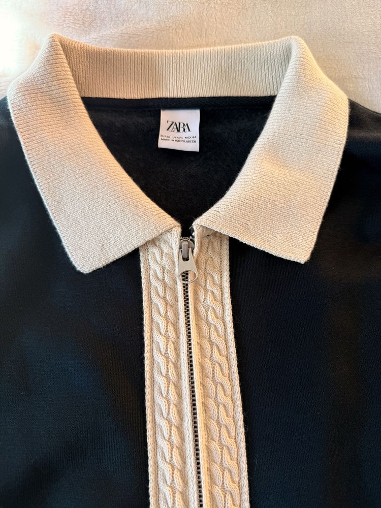 Чоловічий кардиган Zara XL темно зеленого кольору