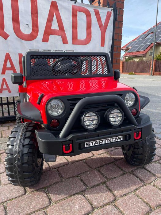 NOWY Dwuosobowy samochód na akumulator DUŻY JEEP dla dzieci 4x4 PILOT