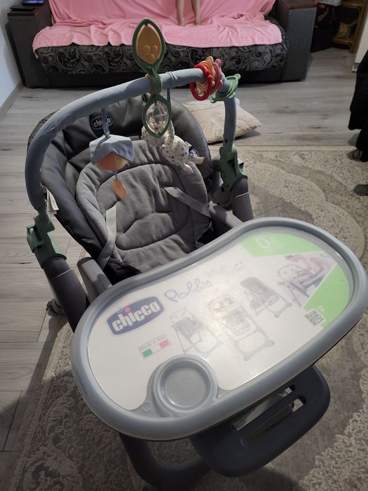Стільчик для годування chicco polly magic relax