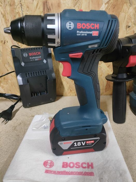 Młotowiertarka Bosch GBH 18 v 22+ wiertarko-wkrętarka GSR 18v-45