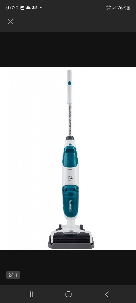 Odkurzacz pionowy Leifheit Regulus Aqua PowerVac - POWYSTAWOWY 100% sp