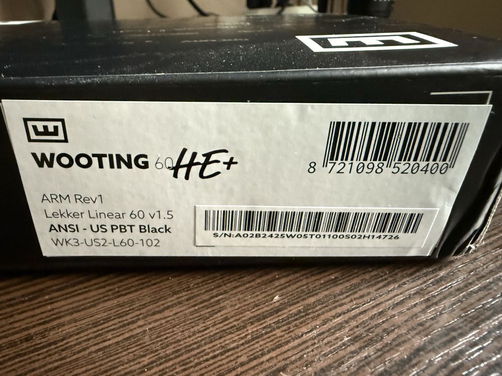 Клавіатура WOOTING 60HE+