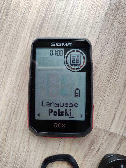 Nawigacja Rowerowa Sigma ROX 4.0 Czarna,GPS,ANT+, e-bike, powystawowy,
