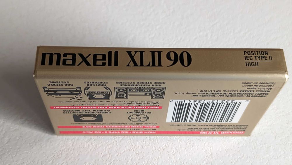 Maxell XLII 90 2002r. 1szt,
