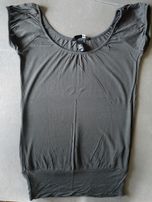 Bluzka z krótkim rękawem i ściągaczem H&M