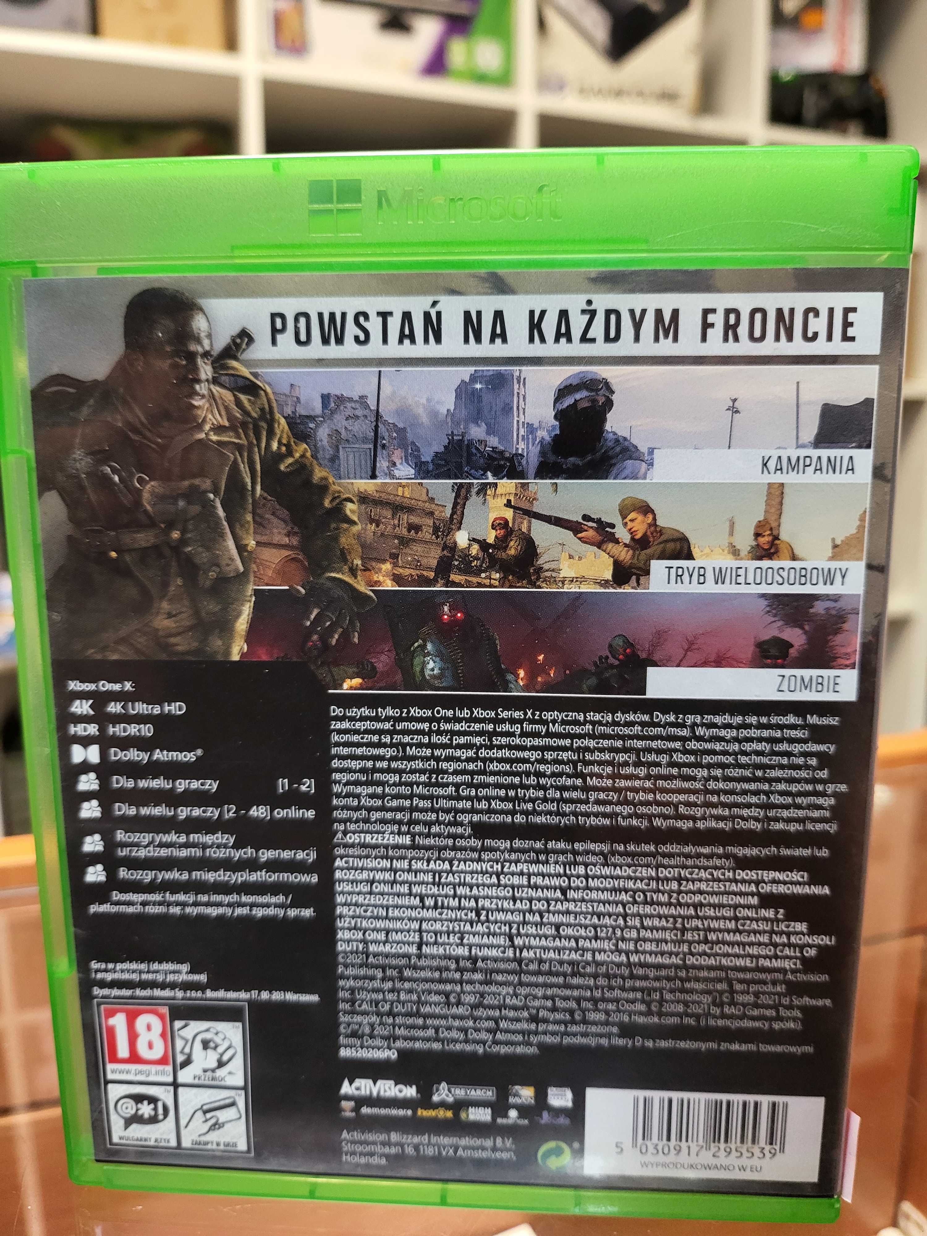 Call of Duty Vanguard Microsof Xbox One Series X Wymiana SklepRetroWWA