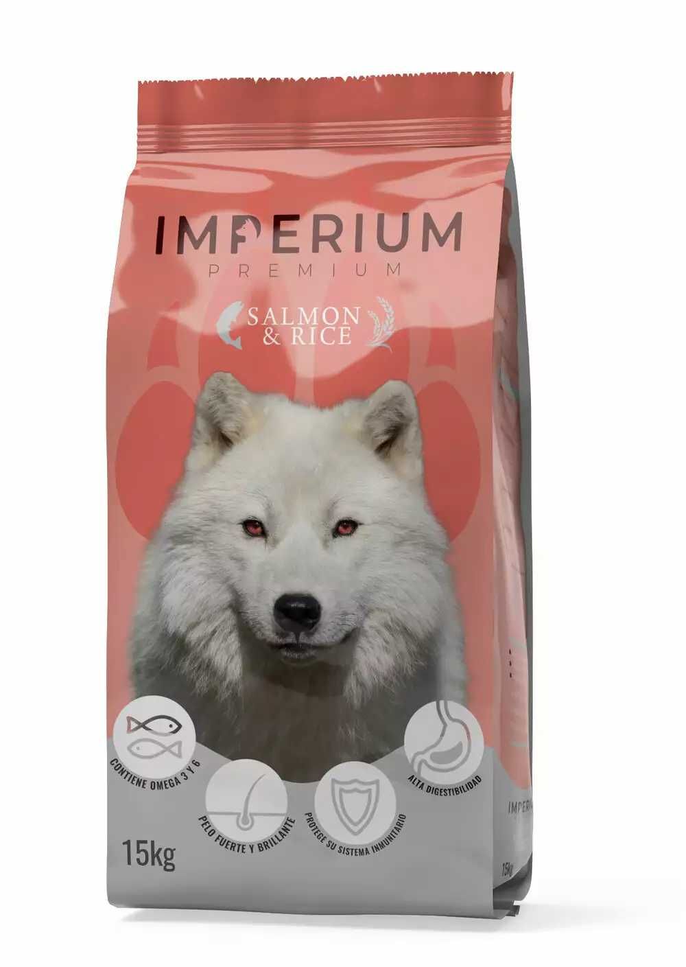 IMPERIUM 15 KG z łososiem,karma dla psów dorosłych,kwasy Omega