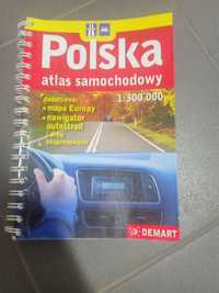 Atlas samochodowy mapa Polski