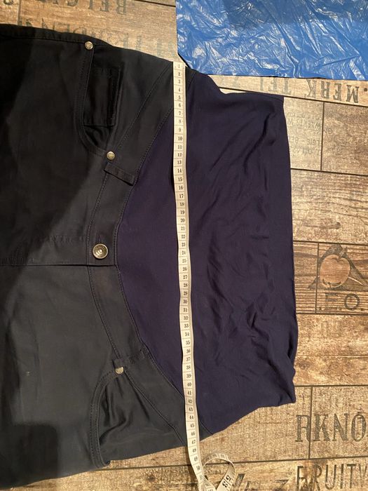 Granatowe spodnie ciążowe Happymum XL