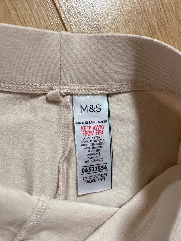 Legginsy kolarki M&S, George, F&F