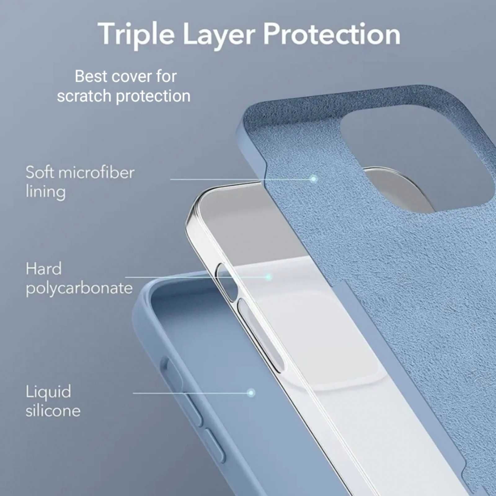 Capa Silicone Líquido para iPhone 11 – Cinzenta | NOVA
