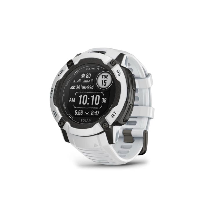 Смарт-годинник Garmin Instinct 2X Solar 50мм білий